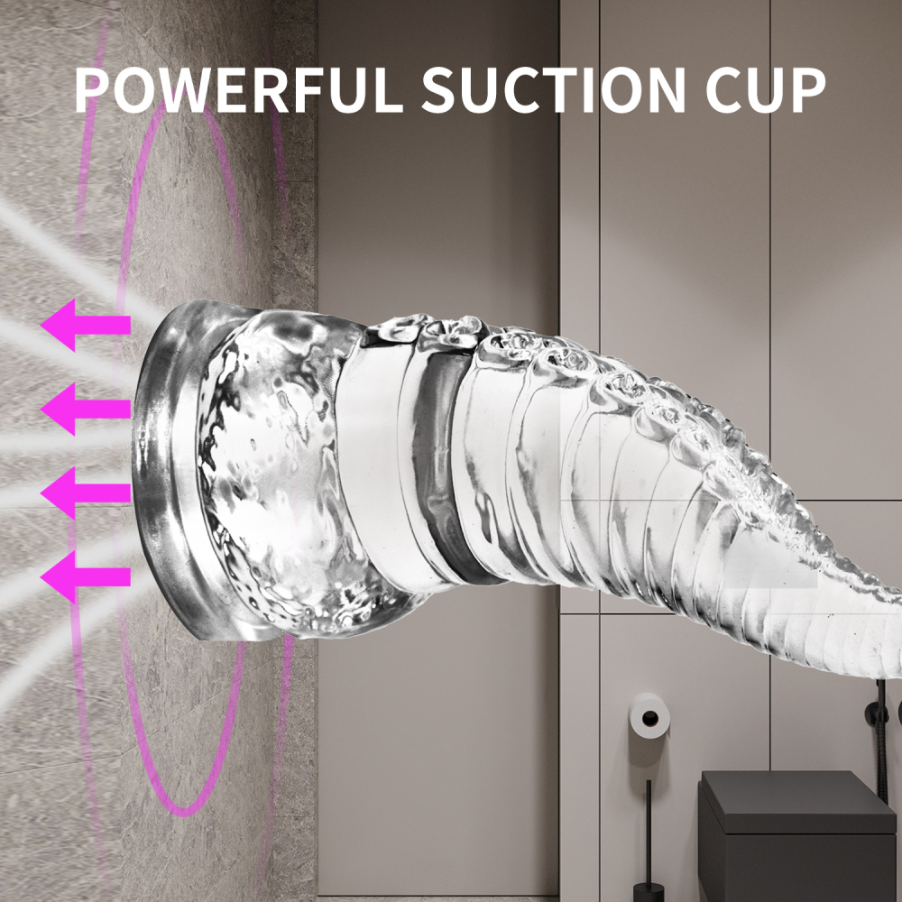 Monster Octopus whisker Transparent Artificial penis Suction Cup Beginner's small toy Adult humanized product