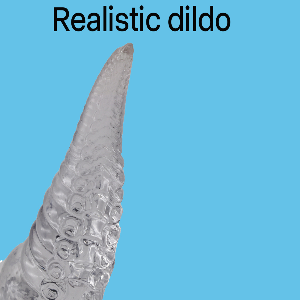 Monster Octopus whisker Transparent Artificial penis Suction Cup Beginner's small toy Adult humanized product