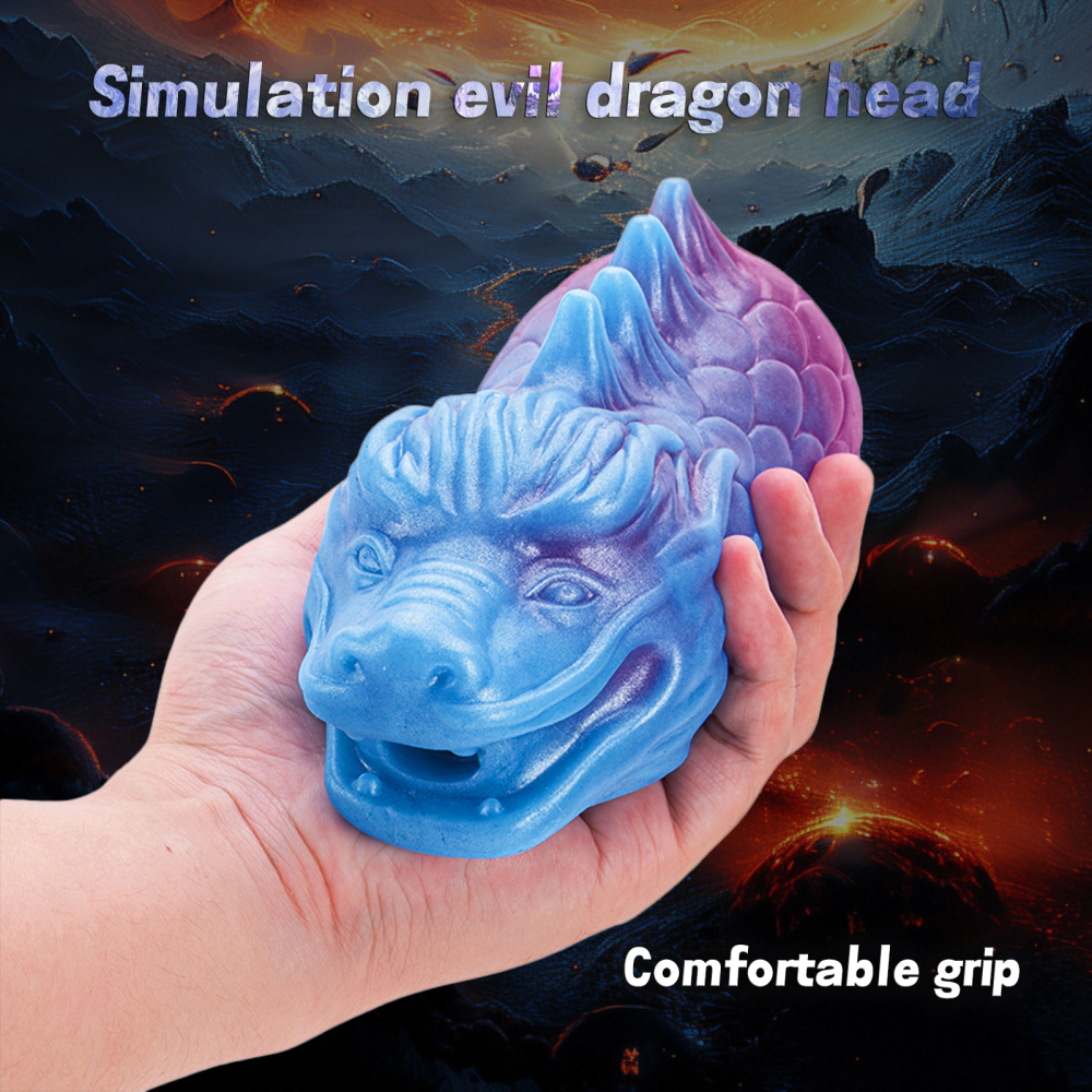 Alien monster Dragon Head male masturbator