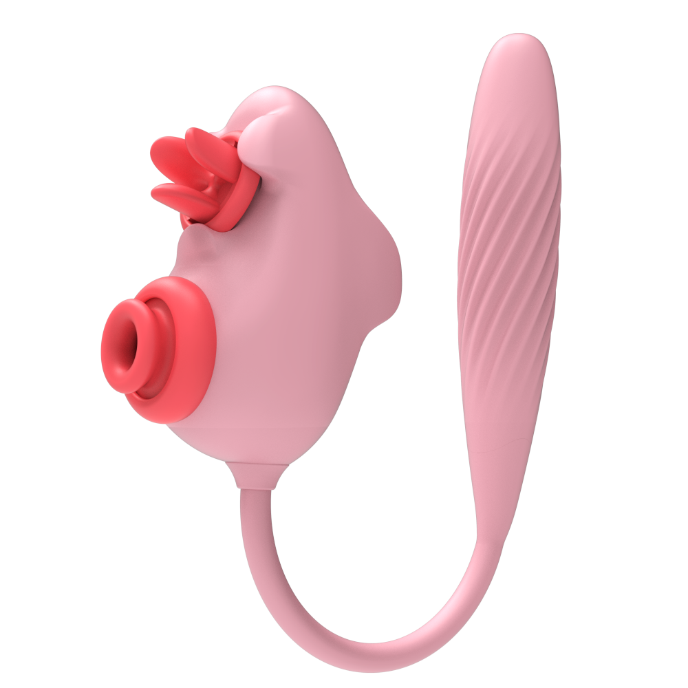 Spaceship sex toy sucking and spot-checking and tongue licking