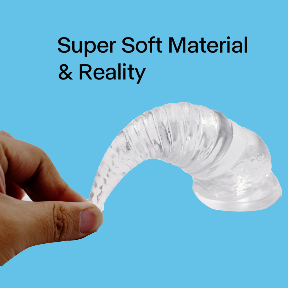 Monster Octopus whisker Transparent Artificial penis Suction Cup Beginner's small toy Adult humanized product