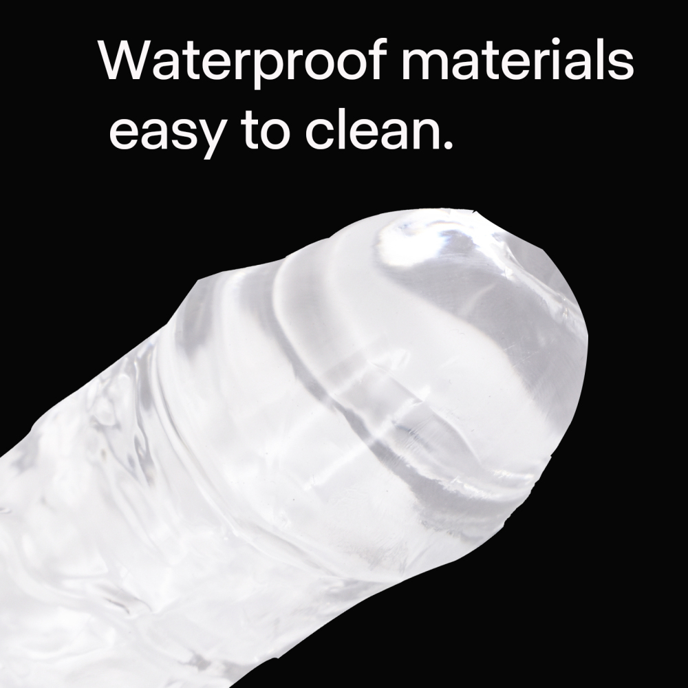 Non-functional adult humanized products, double-headed artificial penis, transparent