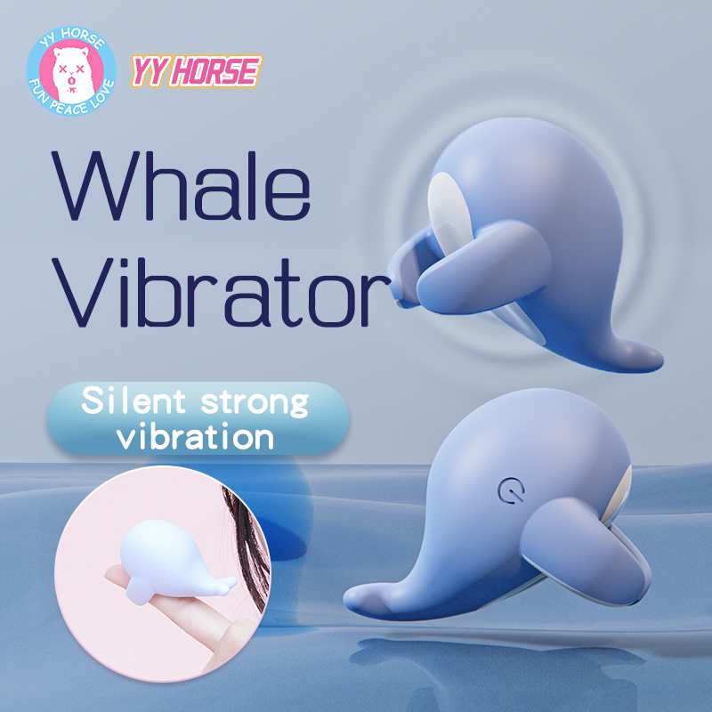 Baby whale fingertip fun jumping egg sex to，Finger sleeve vibrating toy