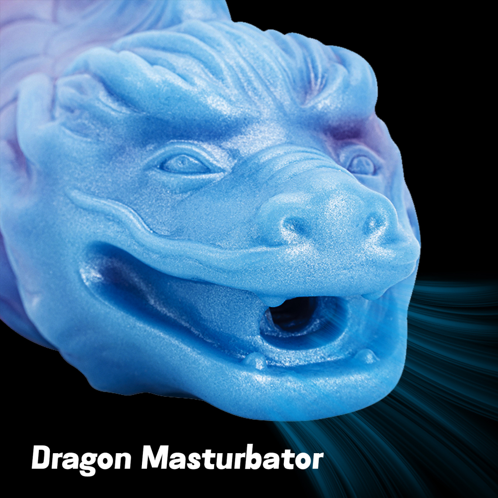 Alien monster Dragon Head male masturbator