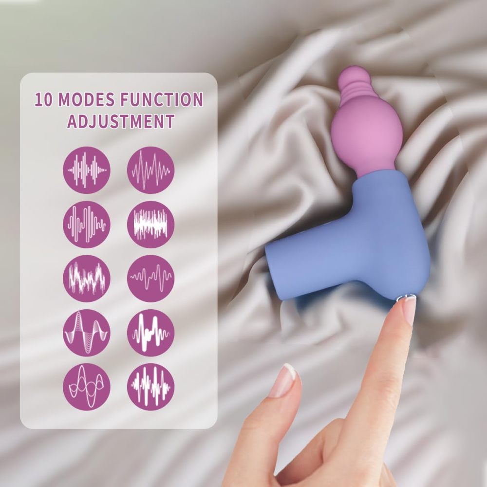 G Spot Vibrator Wand Female Sex Toys with 10 Vibration Modes Pleasure Vibrating Wand Massage Sex Toys Fashion Gifts for Adults Women (Green)