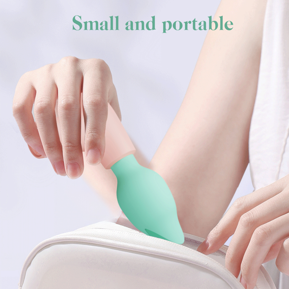 Vibrator Wand Female Sex Toys Pleasure Vibrating Wand Massage Sex Toys Fashion Gifts for Adults Women (Green)