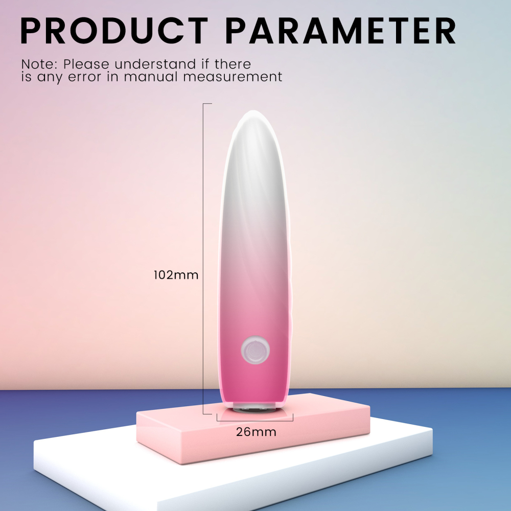Vibrator for Women, Portable Mini Pocket Vagina Stimulator, Waterproof Adult Sex Toys with 10 Vibrating Modes Full Silicone Rechargeable Mini Vibrators