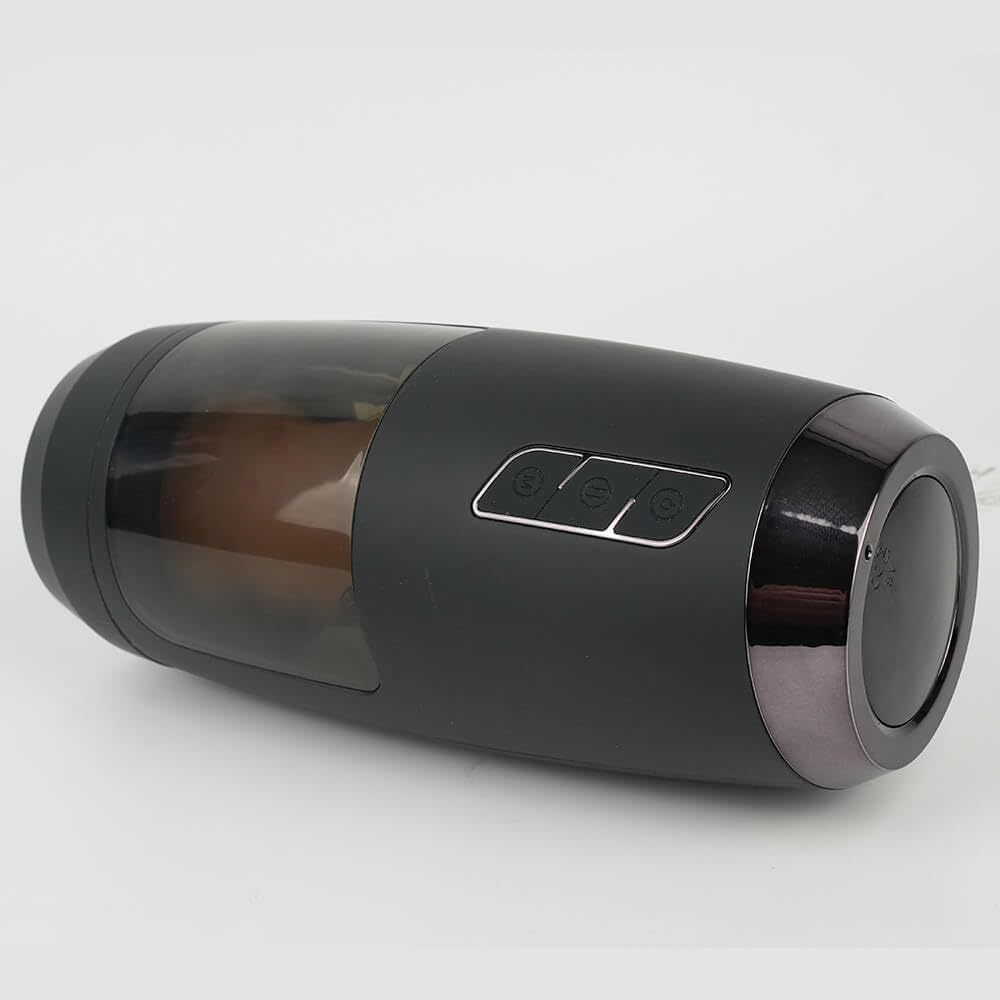 Automatic Thrusting Male Masturbator with Vibration – Realistic Pleasure Cup for Men       自动推进男性自慰器带振动 - 男性真实快感杯