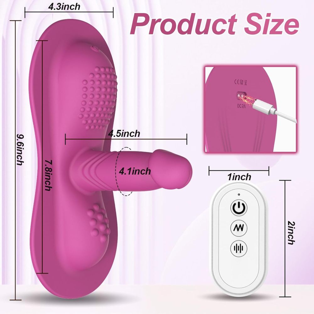 Women Sex Toys Sit and Ride Vibrators Dildo with 10 +10 Vibrating Modes, REYHKINO Remote Control Vibrator Clit Anal G Spot Double Stimulator, Monster Dildo Adult Sex Toy Games for Women Men Couples       女性性玩具坐骑式振动器 Dildo，配备 10+10 振动模式，REYHKINO 远程控制振动器阴蒂肛