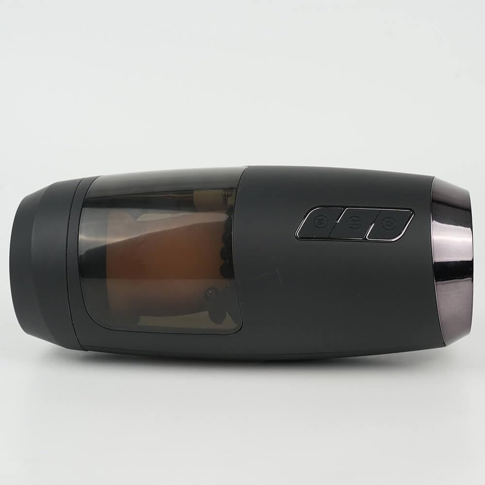 Automatic Thrusting Male Masturbator with Vibration – Realistic Pleasure Cup for Men       自动推进男性自慰器带振动 - 男性真实快感杯