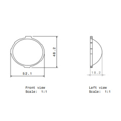 Projector Lens for Led Headlight Low Beam