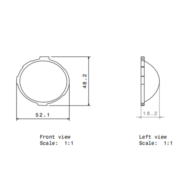 Projector Lens for Led Headlight Low Beam