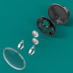 适用于汽车摩托车大灯近光透镜