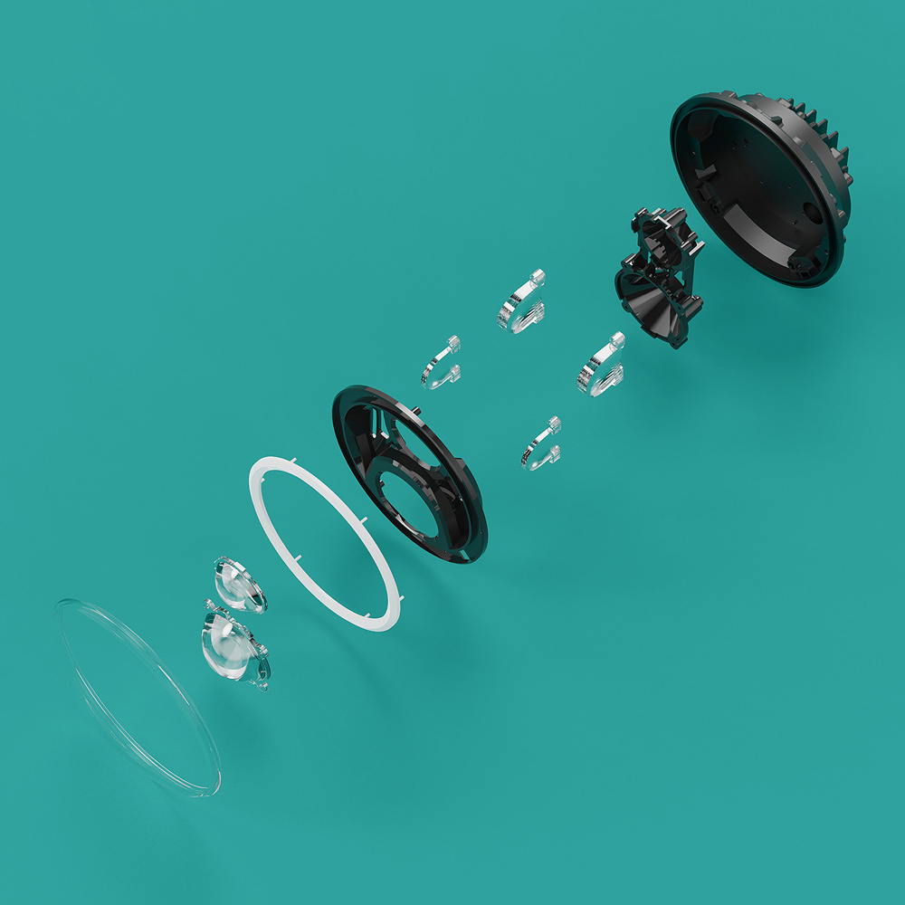 Clear Outer Lens for 7 inch Round Headlight