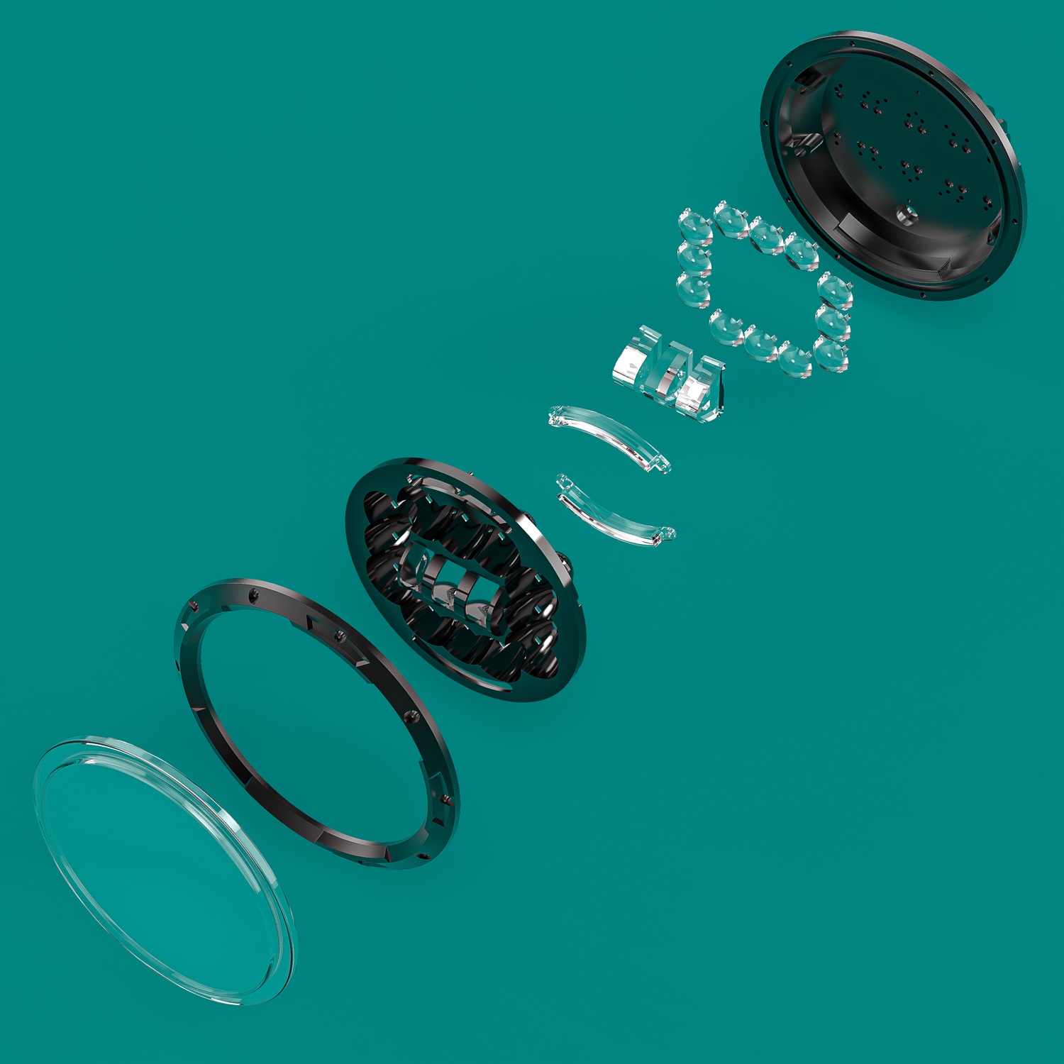 Trim Bezel for 7 inch Round Headlight