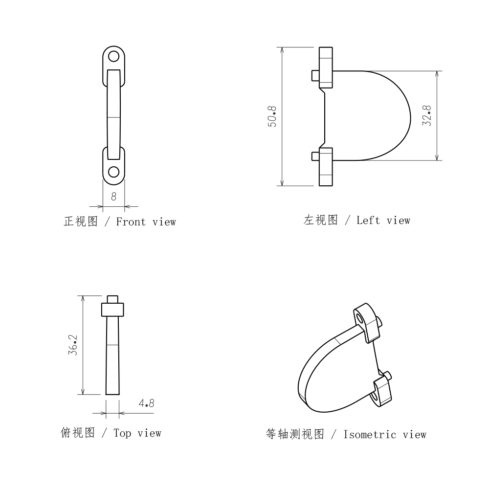 适用于汽车摩托车大灯近光透镜