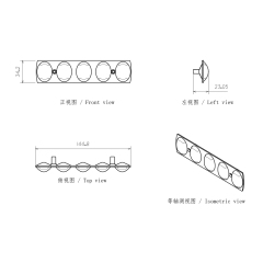 Projector Lens for Led Headlight Low Beam