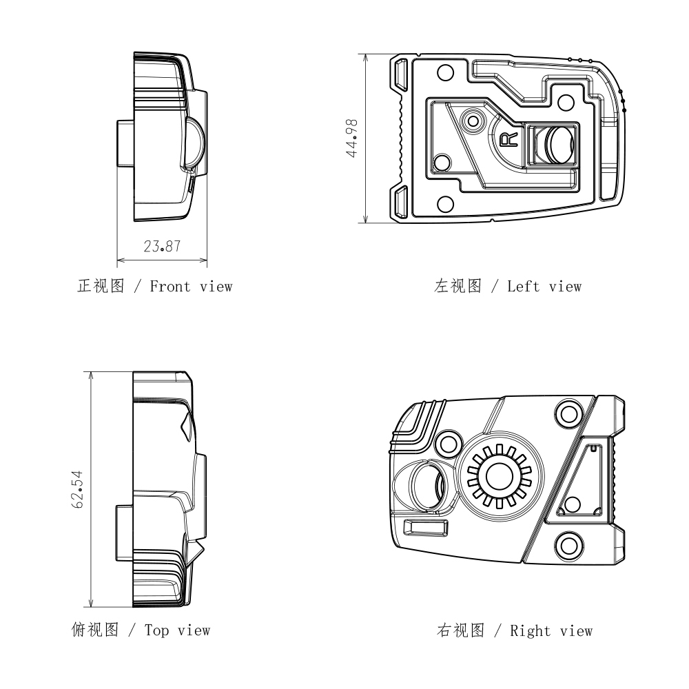 Lens Mount for Off Road Led Light Bar