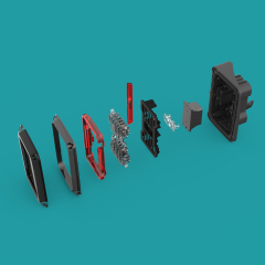 适用于吉普牧马人JK尾灯熏黑镜面