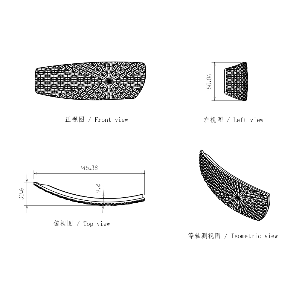 适用于吉普牧马人JL9英寸圆形大灯位置灯透镜
