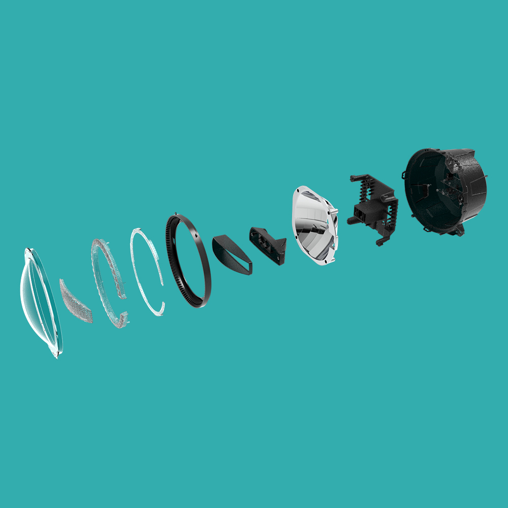 Clear Outer Lens for 9 inch Round Headlight