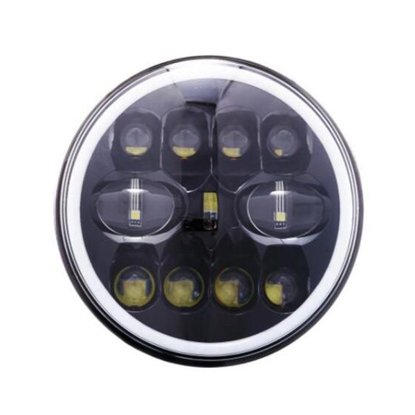 适用于7英寸汽车摩托车圆形大灯位置灯透镜