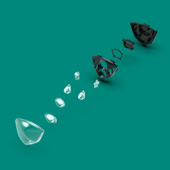 适用于盖斯盖斯耐力山地车大灯后壳