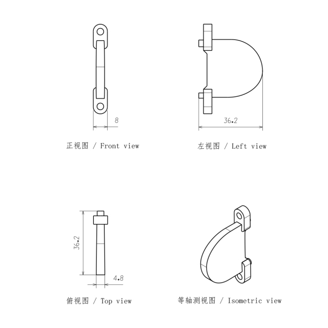 适用于7英寸汽车摩托车圆形大灯近光透镜