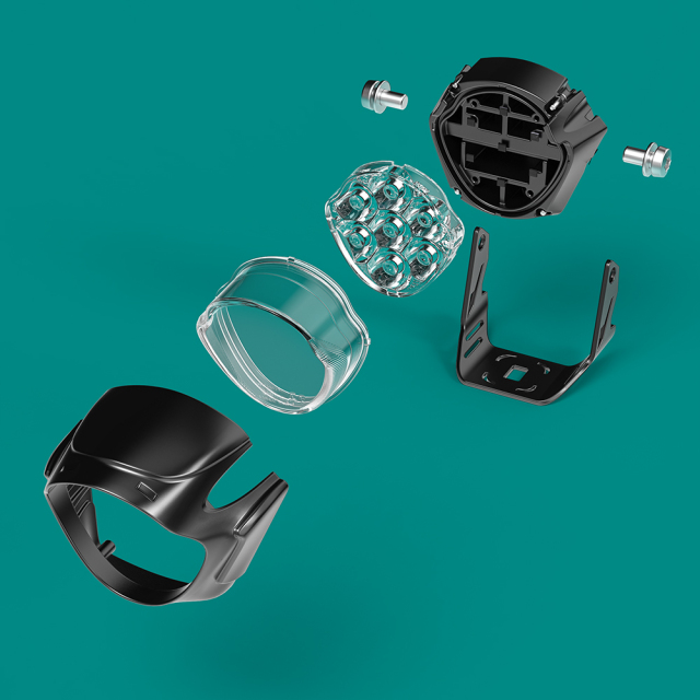 适用于越野工作灯前壳