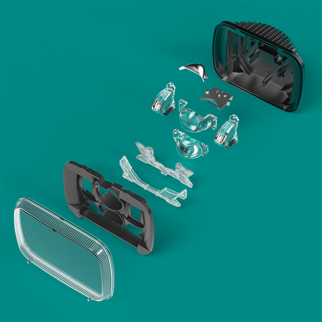 Position Light Lens for Square Headlight