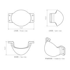Projector Lens for Led Headlight Low Beam