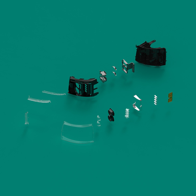 Lens Mount for Led Headlight Assembly