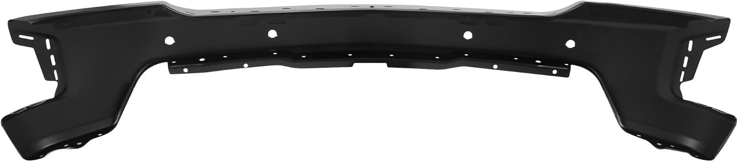 Front Bumper Face Bar Compatible For 2019-2021 Chevy Chevrolet Silverado 1500 LT LTZ W/Park Black Steel Front Bumper Replacement for 84588806
