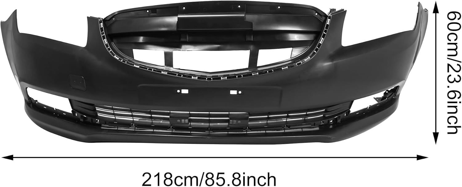 For 2014 2015 2016 Buick LaCrosse Front Bumper+Upper Grill+Headlight assembly Set Cover Replacement