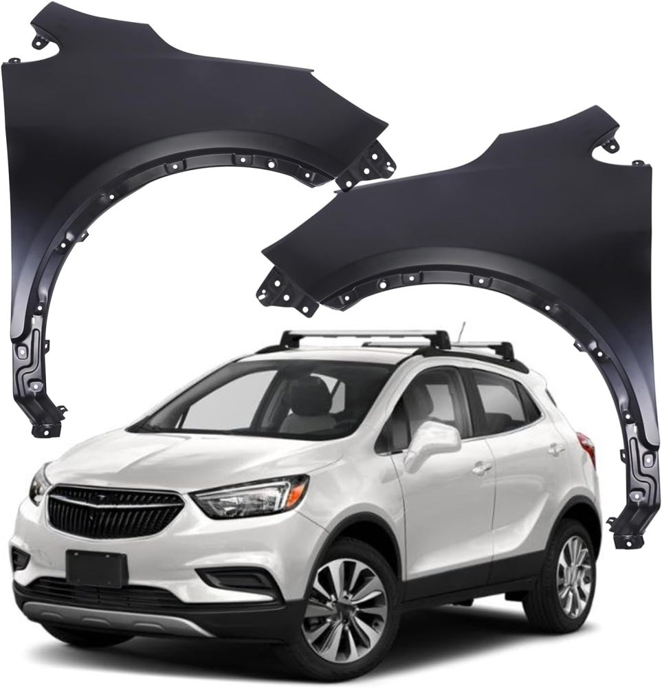 Front Driver Left&Passenger Right Side Fender For Buick Encore 2017 2018 2019 2020 2021 2022