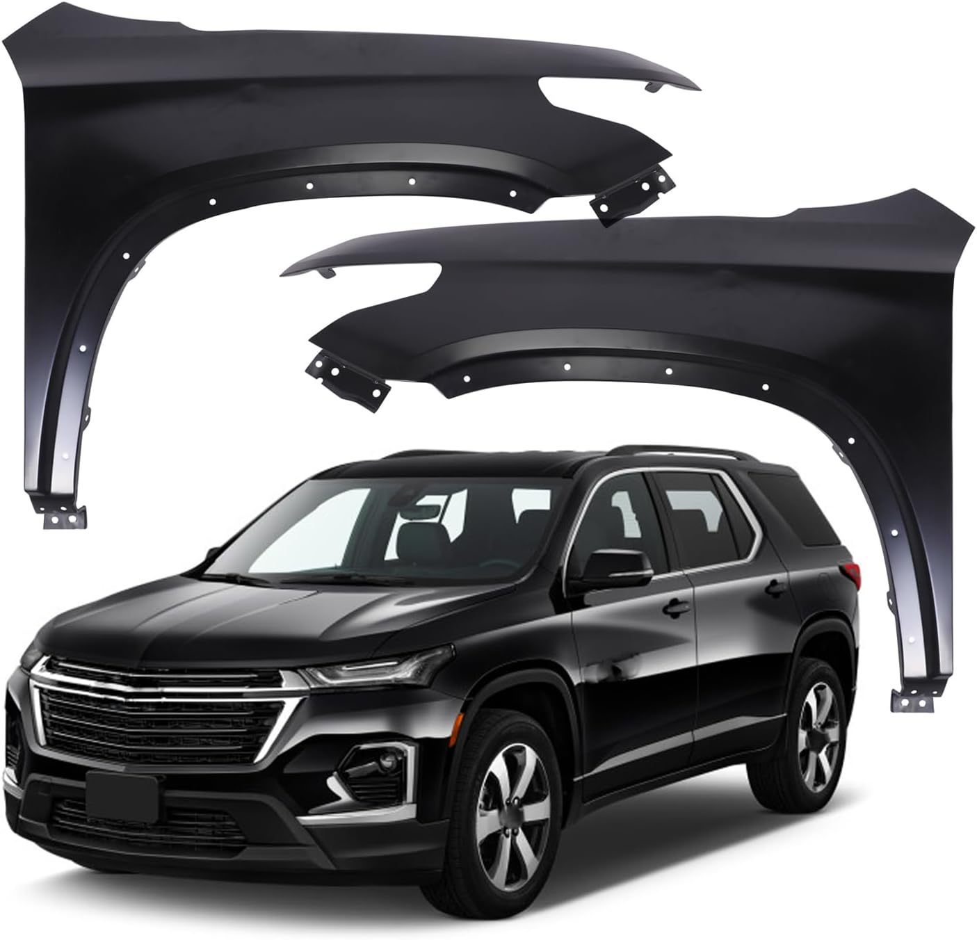 Fender Set For 2021-2023 Chevy Suburban Tahoe Front Left+Right Side Fender 84384210 84384211