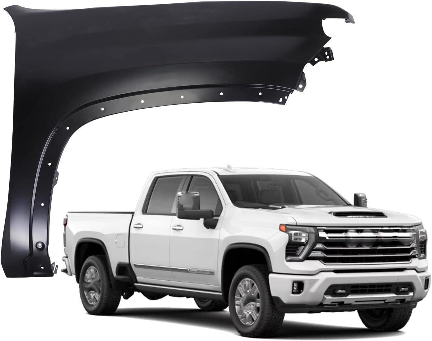 Fits For Chevy Silverado 2500/3500 HD 2020 2021 2022 2023 Front Fender Passenger Right Side 84581167