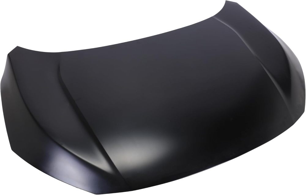 Primed Black Steel Hood Panel For Honda Civic Coupe, Model Years 2016 2017 2018 2019 2020，60100TBAA00ZZ