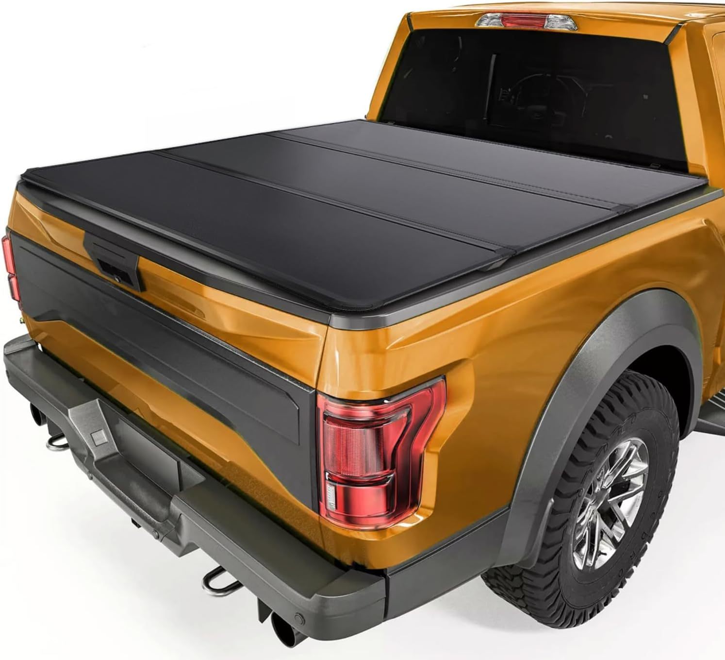 5.0FT Hard Tri-Fold Tonneau Cover Truck Bed for Toyota Tacoma 2016 2017 2018 2019 2020 2021 2022 2023 2024