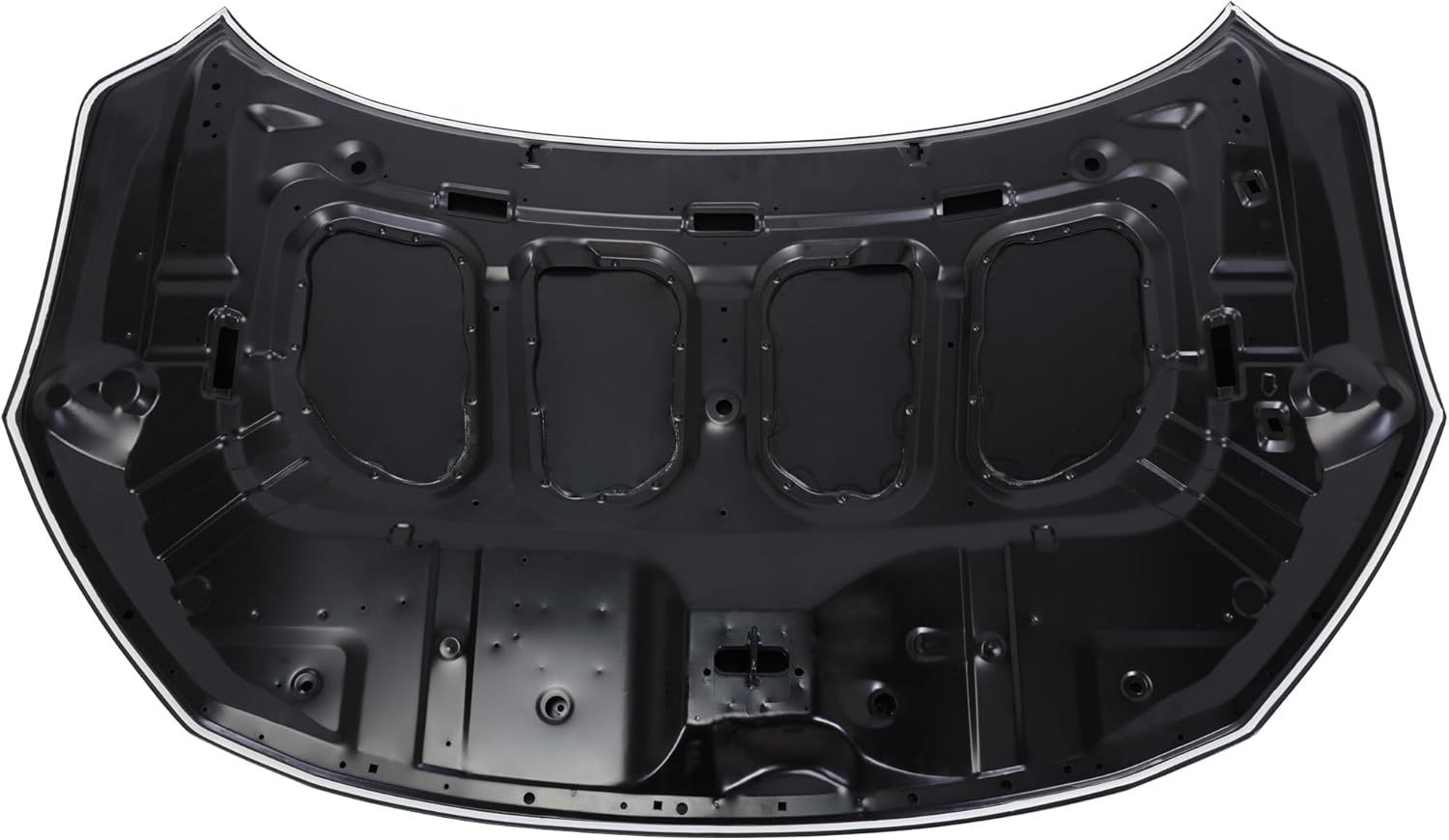 Primed Black Steel Hood Panel For Honda Civic Coupe, Model Years 2016 2017 2018 2019 2020，60100TBAA00ZZ