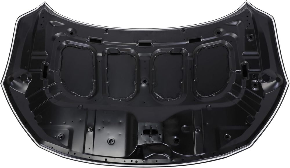 Primed Black Steel Hood Panel For Honda Civic Coupe, Model Years 2016 2017 2018 2019 2020，60100TBAA00ZZ