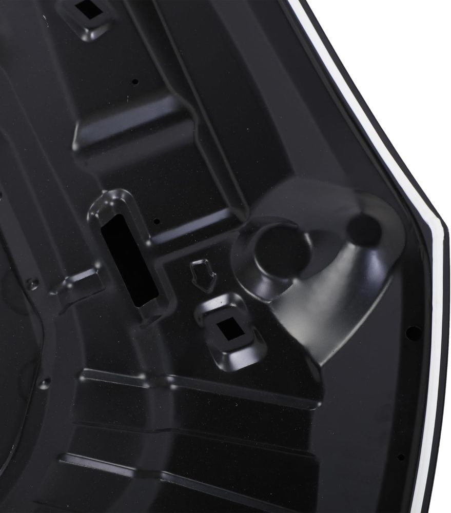 Primed Black Steel Hood Panel For Honda Civic Coupe, Model Years 2016 2017 2018 2019 2020，60100TBAA00ZZ