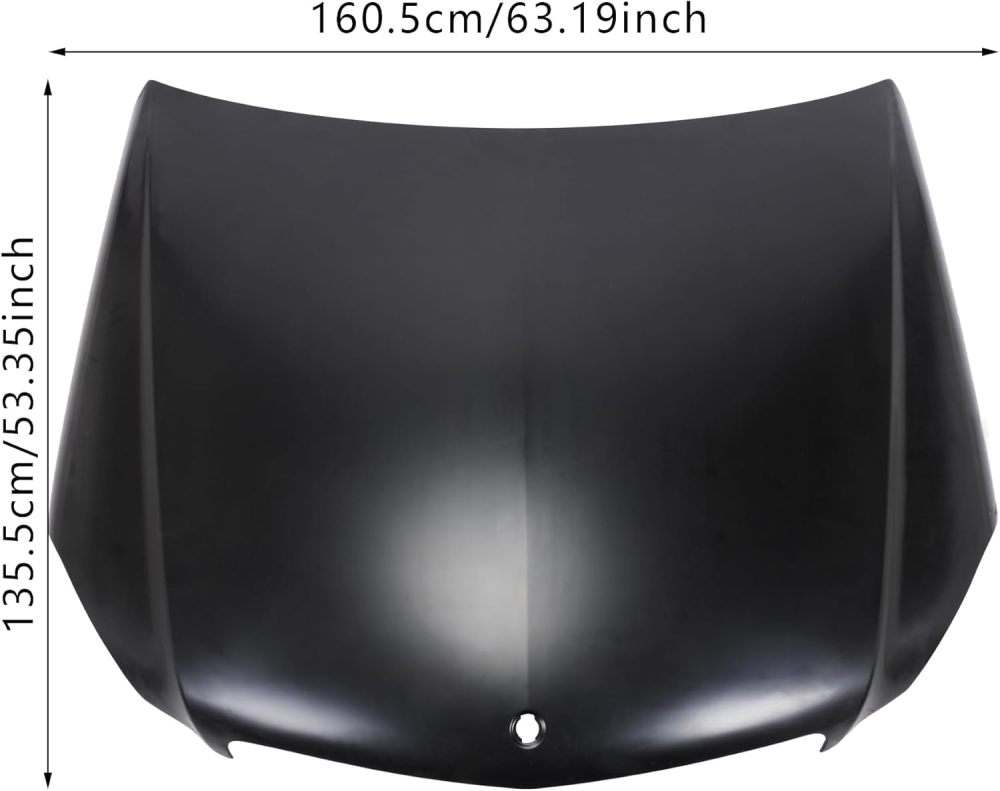 Replacement Part Hood Panel Compatible with 2012 2013 2014 Mercedes Benz C250 C300 (MB1230130 2048800957)