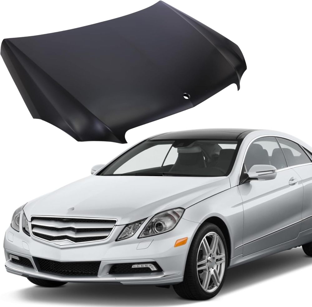 Replacement Part Compatible with Mercedes Benz E350 E550 E63 2010-2013 Hood Panel Assembly (OEM Number MB1230126 2128800157)