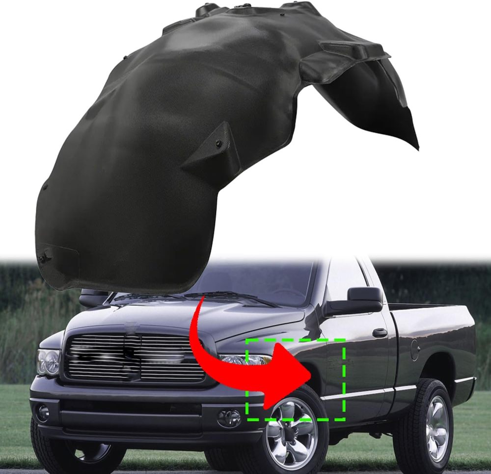 Replacement Front Left Side Fender Liner For 2002-2008 Dodge Ram 1500/2003-2009 Ram 2500