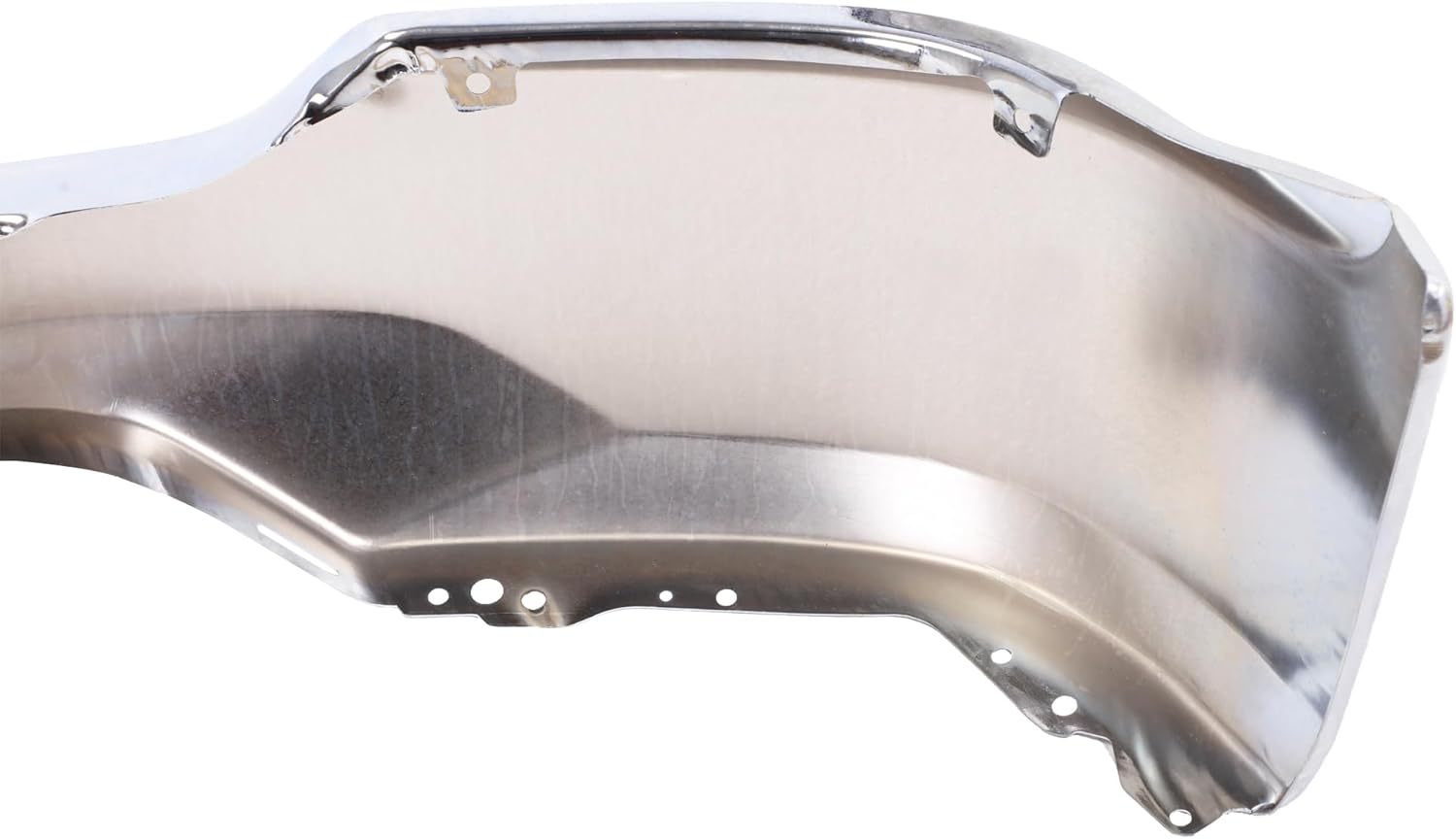 Chrome Steel Front Bumper Face Bar Compatible with 2016 2017 2018 Chevy Silverado 1500 Without Fog/Sensor Silver 84029799GM1002860