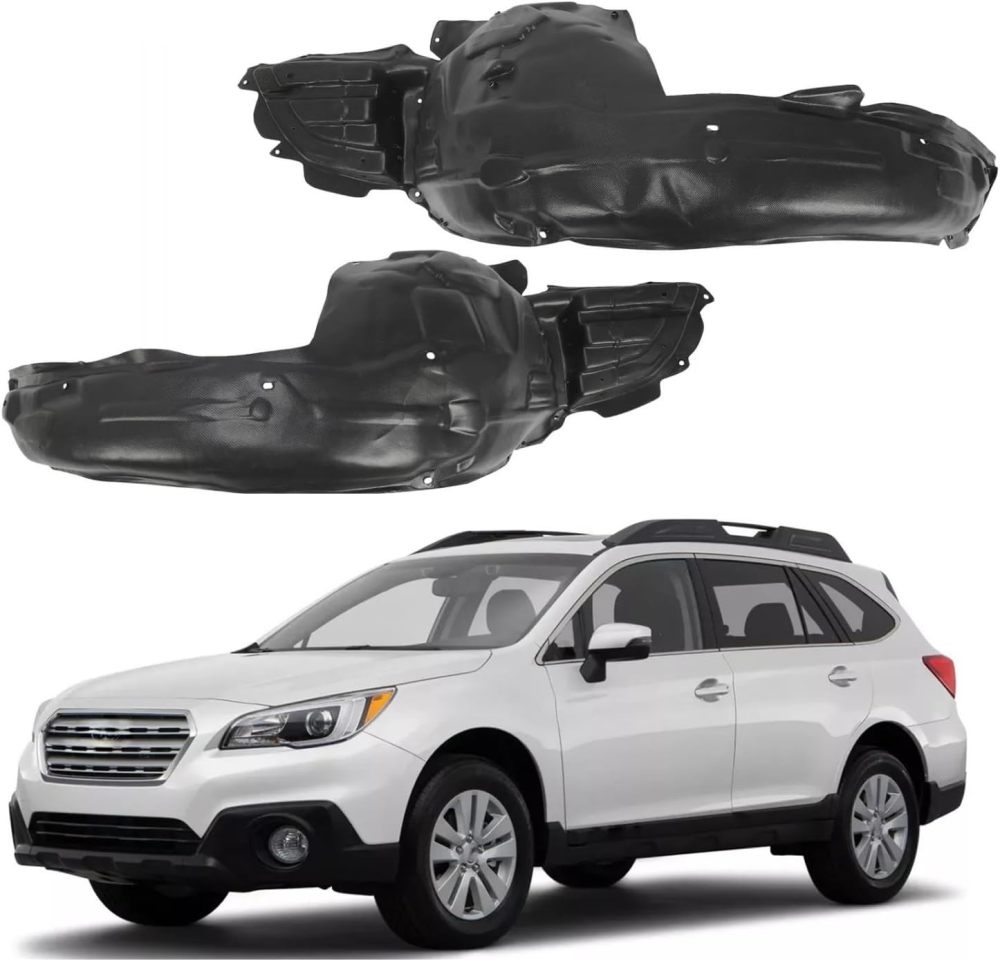 Front Fender Liner Inner Panel For 2010-2015 Subaru Outback, Fender Liner Splash Shield Passenger Right/Driver Left Side