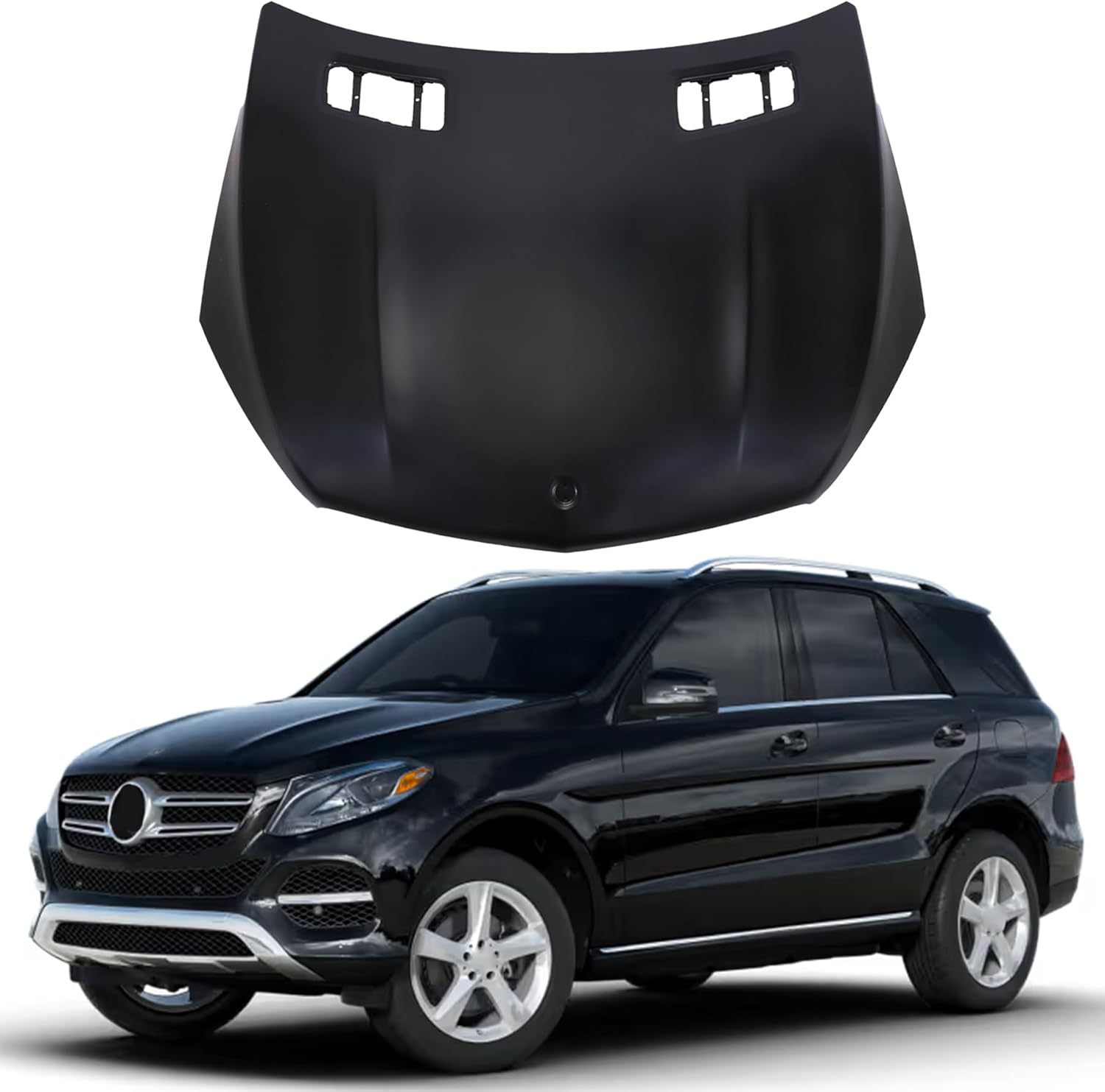 Hood Panel For 2016 2017 2018 Mercedes Benz GLE350 Primed Black MB1230145 2928800057