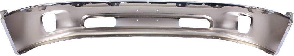 Chrome Steel Front Bumper Face Bar Fits For Dodge Ram 1500 2013-2018 Ram 1500 Classic 2019-2024 W/Fog Light Holes，68160853AB