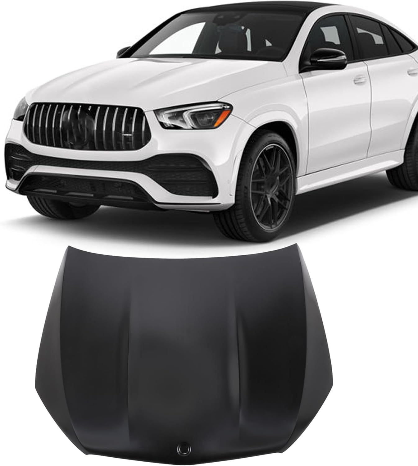 Replacement Part Compatible with 2020-2023 Mercedes-Benz GLE580 GLE350 GLE450 Hood Panel Assembly (OEM Number MB1230161 1678800300)